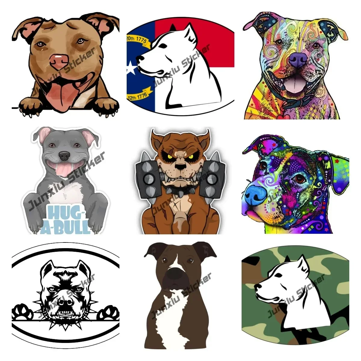 American Pit Bull Terrier Sticker Smiling Pit Bull Decal Dog Stickers for Car Trucks Walls Laptops Tumblers Window accessories
American Pit Bull Terrier Sticker Smiling Pit Bull Decal Dog Stickers for Car Trucks Walls Laptops Tumblers Window accessories