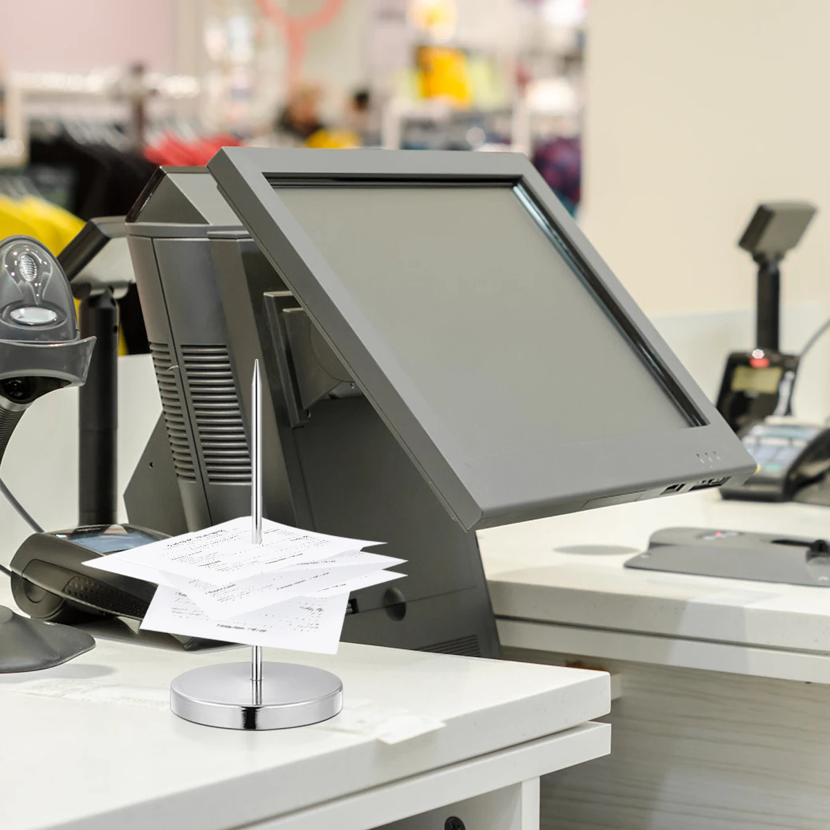 3 Pcs Memo Holder Metal Sturdy Base Thick Rod Restaurant Check Holder Receipt Spike Office Wire Desk Straight
3 Pcs Memo Holder Metal Sturdy Base Thick Rod Restaurant Check Holder Receipt Spike Office Wire Desk Straight