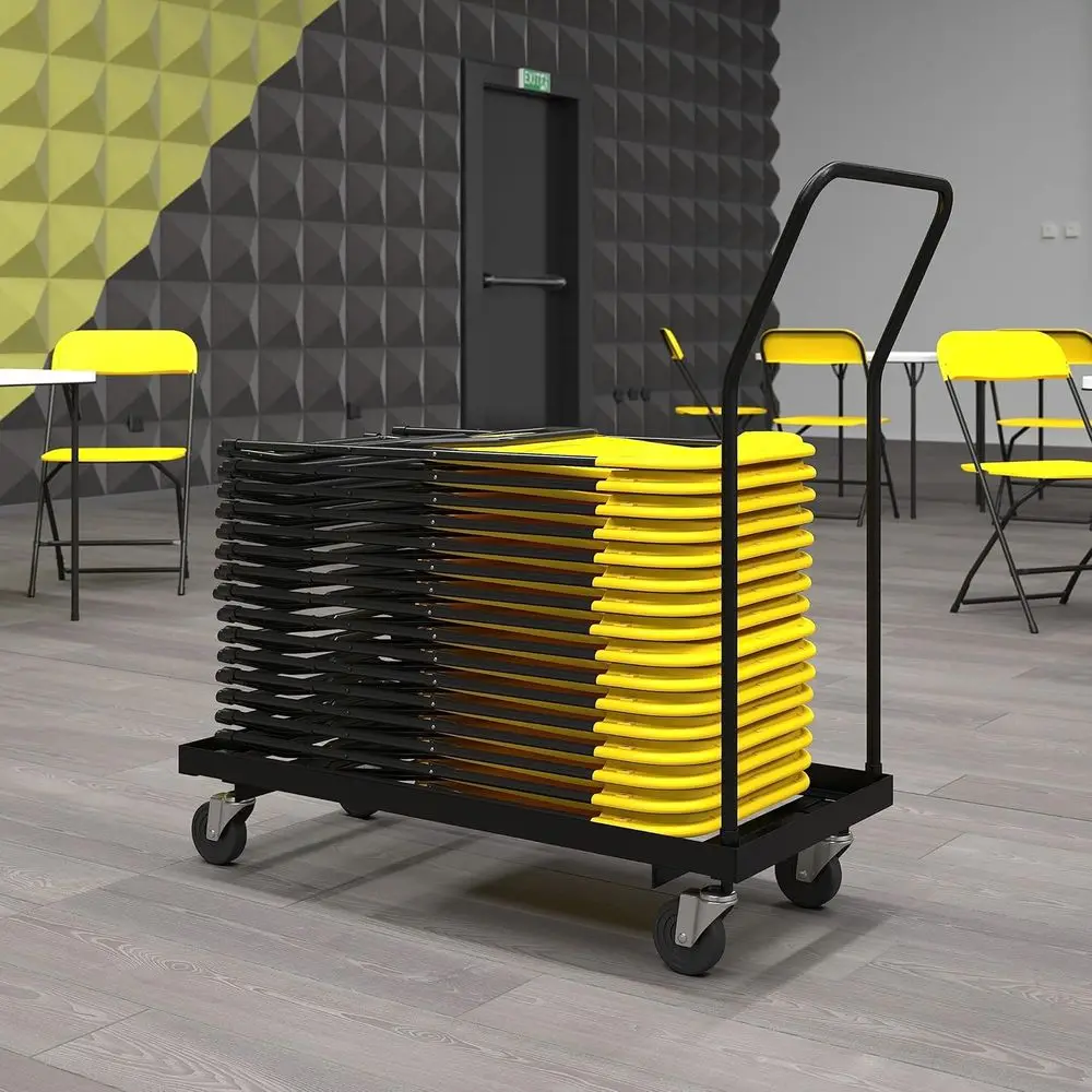 Industrial-Strength Chair Cart for Securely Transporting Multiple Chairs
Industrial-Strength Chair Cart for Securely Transporting Multiple Chairs