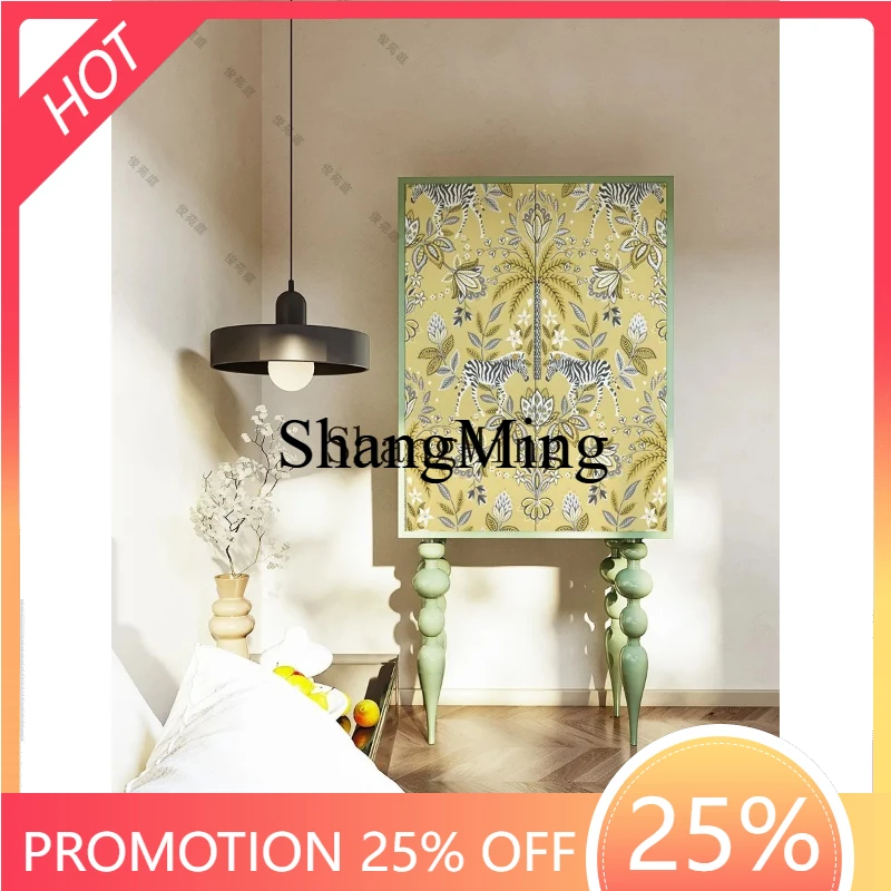 SM new solid wood storage cabinet, bedroom, bedside storage, living room, next to TV, household green tall cabinet
SM new solid wood storage cabinet, bedroom, bedside storage, living room, next to TV, household green tall cabinet