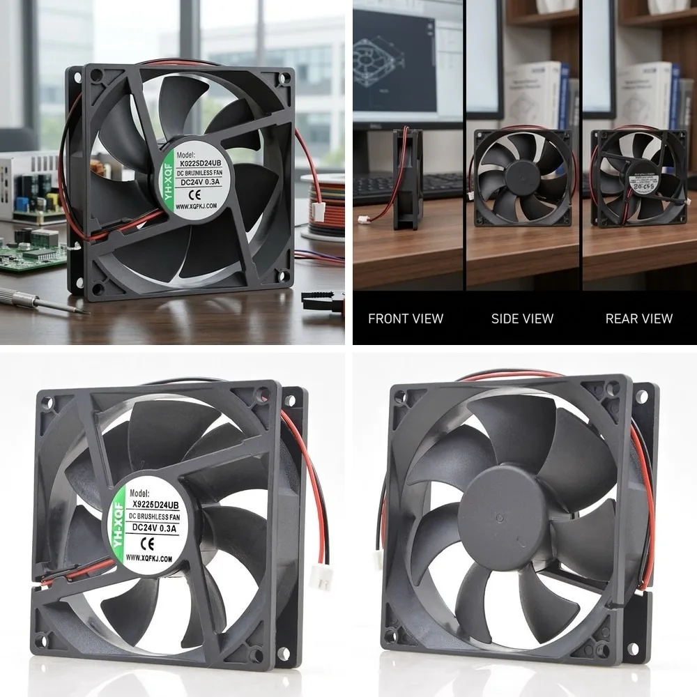 For YH-XQF X9225D24UB 9025 DC24V 0.30A 9CM 2-Pin Inverter Cooling Fan
For YH-XQF X9225D24UB 9025 DC24V 0.30A 9CM 2-Pin Inverter Cooling Fan