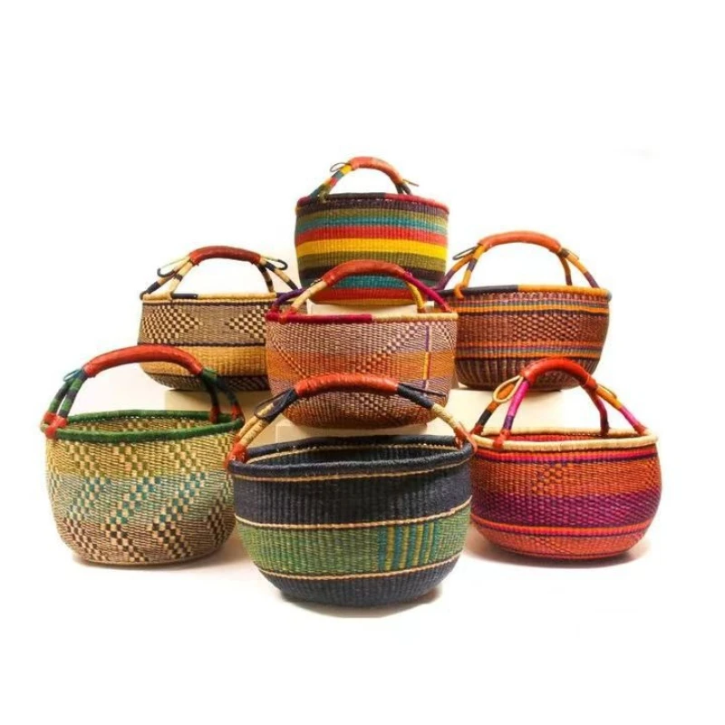 LTT Handmade Straw Basket Bag Storage Shopping Basket Picnic Basket
LTT Handmade Straw Basket Bag Storage Shopping Basket Picnic Basket
