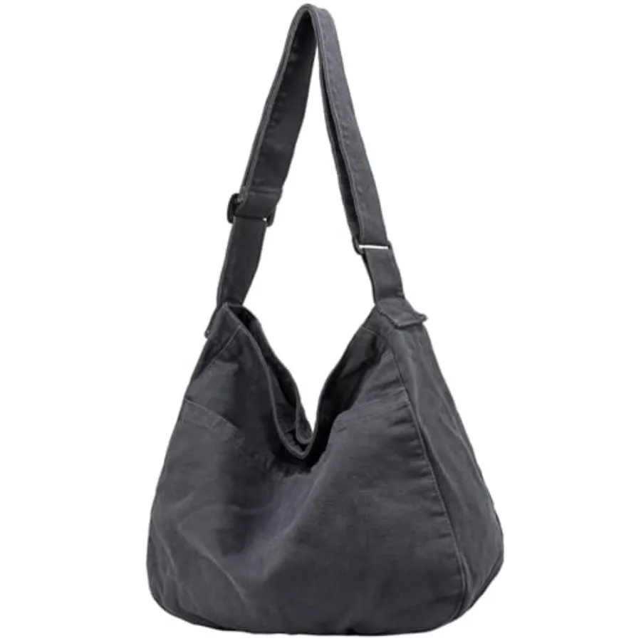 Canvas Tote Bag Casual Hobo Crossbody Shoulder Bag for Women and Men Large Purse Messenger Bag Travel Work
Canvas Tote Bag Casual Hobo Crossbody Shoulder Bag for Women and Men Large Purse Messenger Bag Travel Work