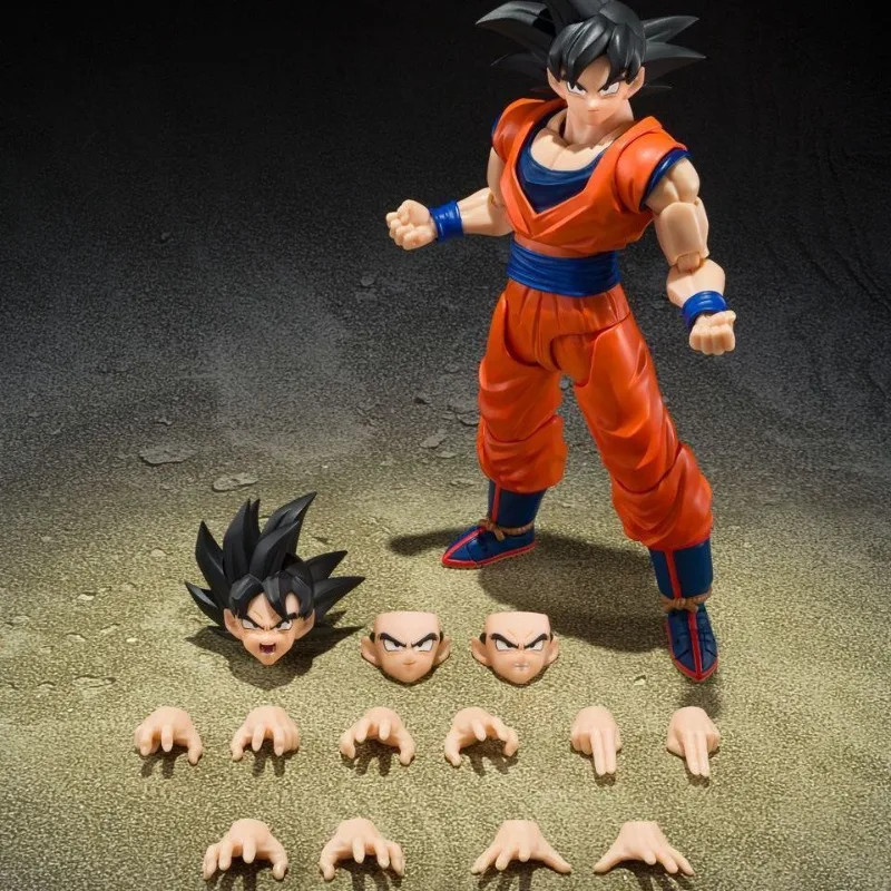 【new Version 】Bandai Original SHF Son Goku 3.0 Kind Saiyan Black Hair PVC Figure Movable Joints Gift Collection
【new Version 】Bandai Original SHF Son Goku 3.0 Kind Saiyan Black Hair PVC Figure Movable Joints Gift Collection