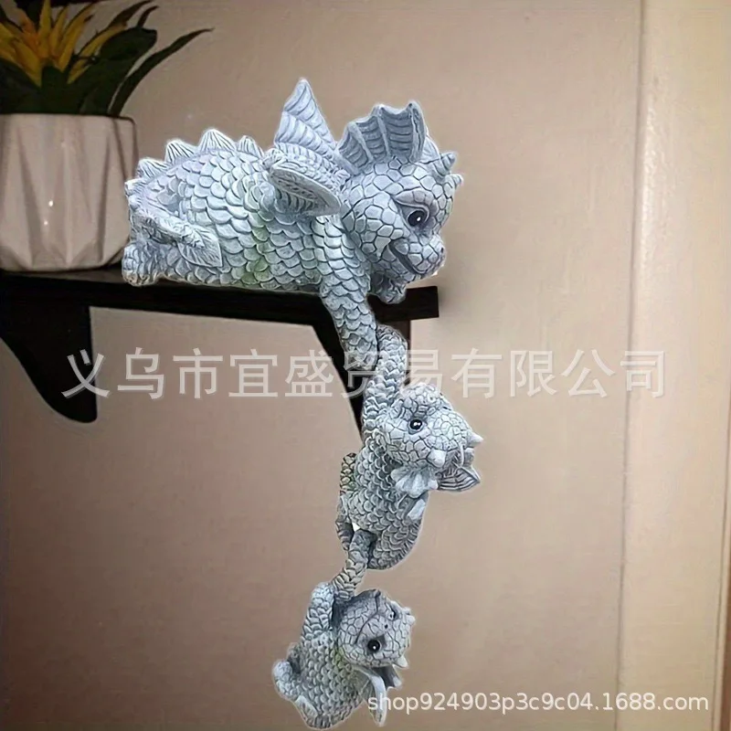 Climbing Dragon Resin Figurine Set - Creative Home Decor & Tabletop Ornament, Dragon Sculpture for Office/Desk/Garden Decoration
Climbing Dragon Resin Figurine Set - Creative Home Decor & Tabletop Ornament, Dragon Sculpture for Office/Desk/Garden Decoration