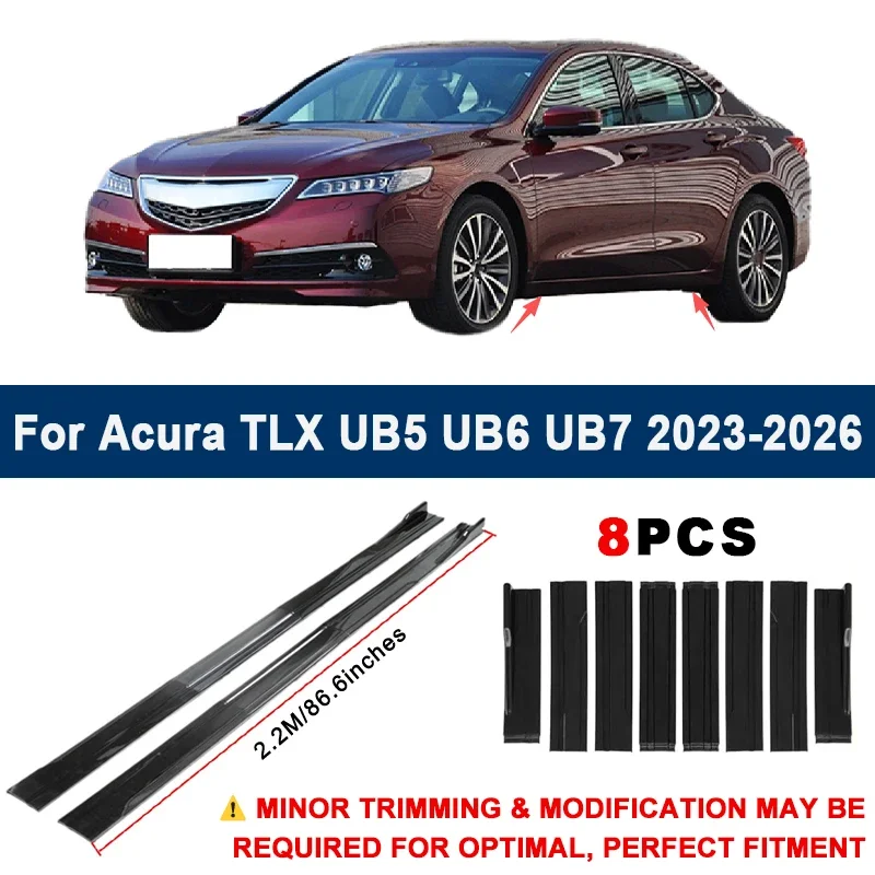Aerodynamic 2.2m Sectional Side Skirt Extension Lips Racing Side Spoiler For Acura TLX UB5 UB6 UB7 2023-2026 Sport Upgrade Kit
Aerodynamic 2.2m Sectional Side Skirt Extension Lips Racing Side Spoiler For Acura TLX UB5 UB6 UB7 2023-2026 Sport Upgrade Kit