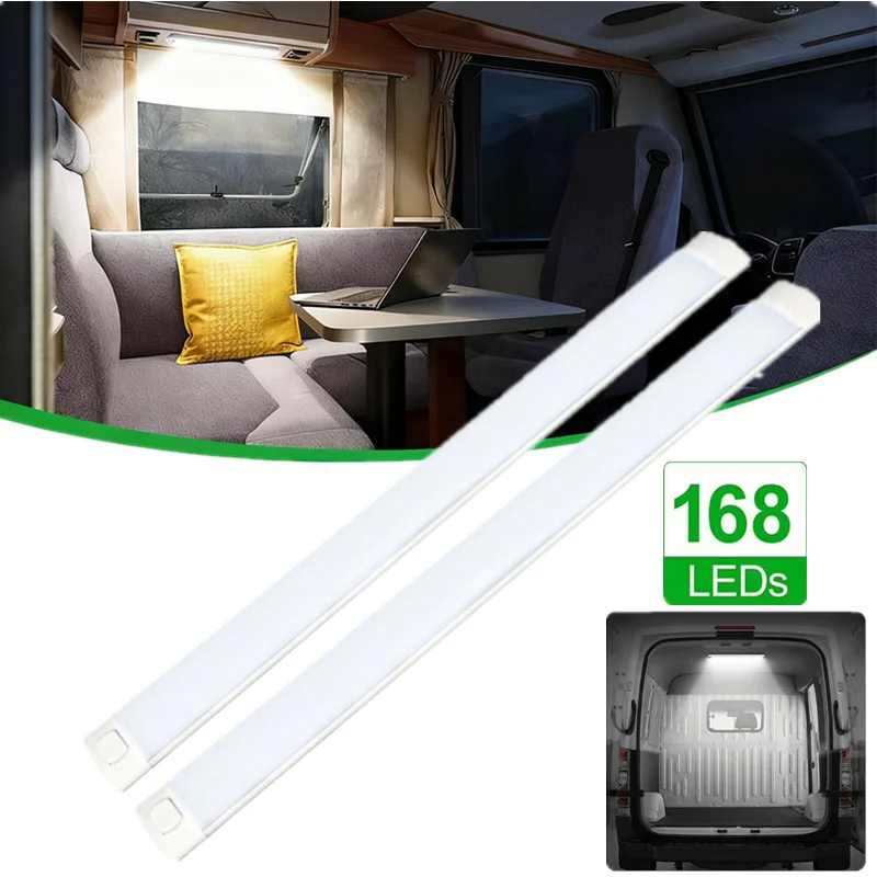 2PCS 168LED Camper Interior Light Caravan RV Ceiling LED Lighting 12v/24v Camper Boat Trailers Trucks Lighting 120LED
2PCS 168LED Camper Interior Light Caravan RV Ceiling LED Lighting 12v/24v Camper Boat Trailers Trucks Lighting 120LED