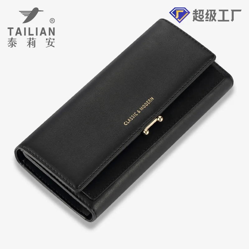 Элегантный длинный кошелек Tailian для женщин, мягкий кошелек-клатч из искусственной кожи с металлической застежкой, классический и современный кошелек с несколькими отделениями для карт
Элегантный длинный кошелек Tailian для женщин, мягкий кошелек-клатч из искусственной кожи с металлической застежкой, классический и современный кошелек с несколькими отделениями для карт
