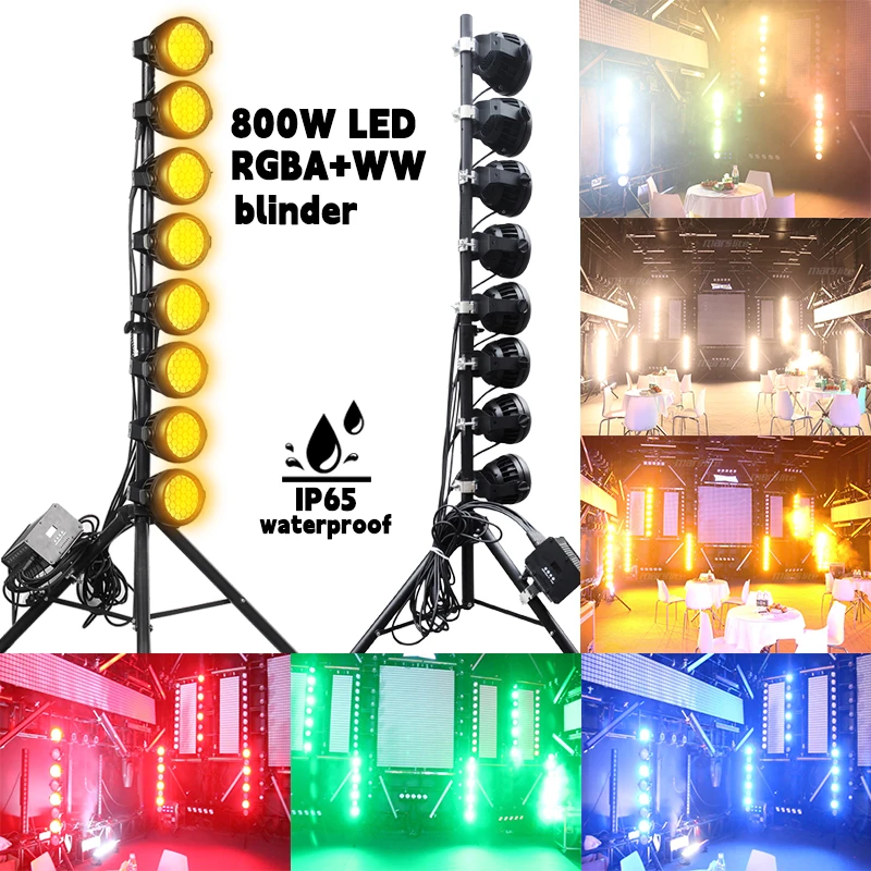 800W blind light IP65 waterproof Dj light amber + warm white + RGB outdoor amber stage blind light concert party stage
800W blind light IP65 waterproof Dj light amber + warm white + RGB outdoor amber stage blind light concert party stage