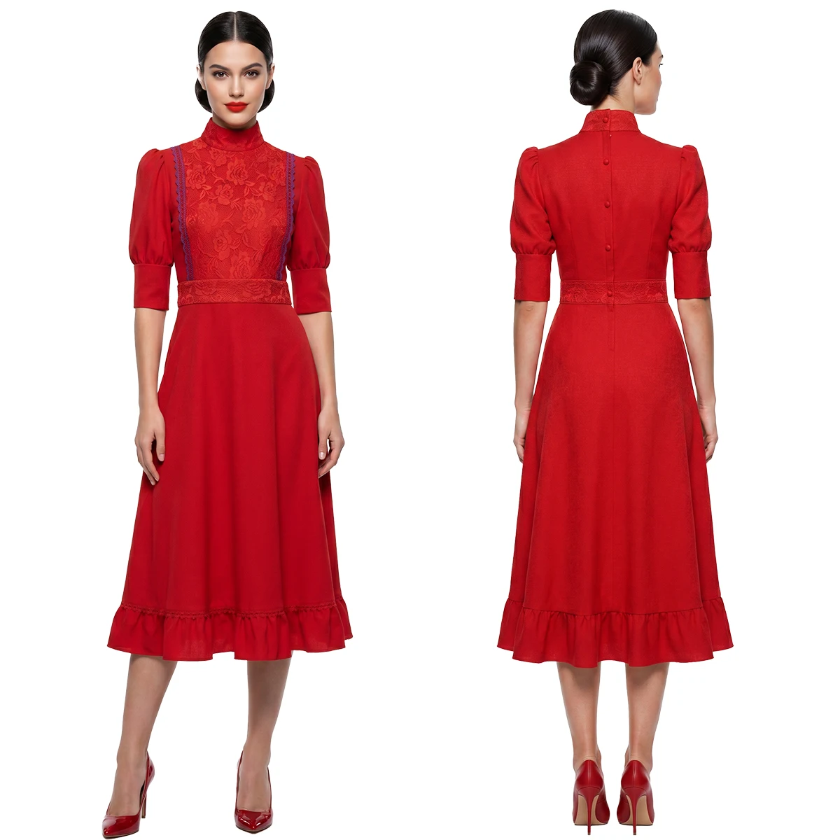 Pearl Cosplay Dress Women Girl Red Long Sleeve Dresses High Waisted Pleated Skirt Party Outfits
Pearl Cosplay Dress Women Girl Red Long Sleeve Dresses High Waisted Pleated Skirt Party Outfits