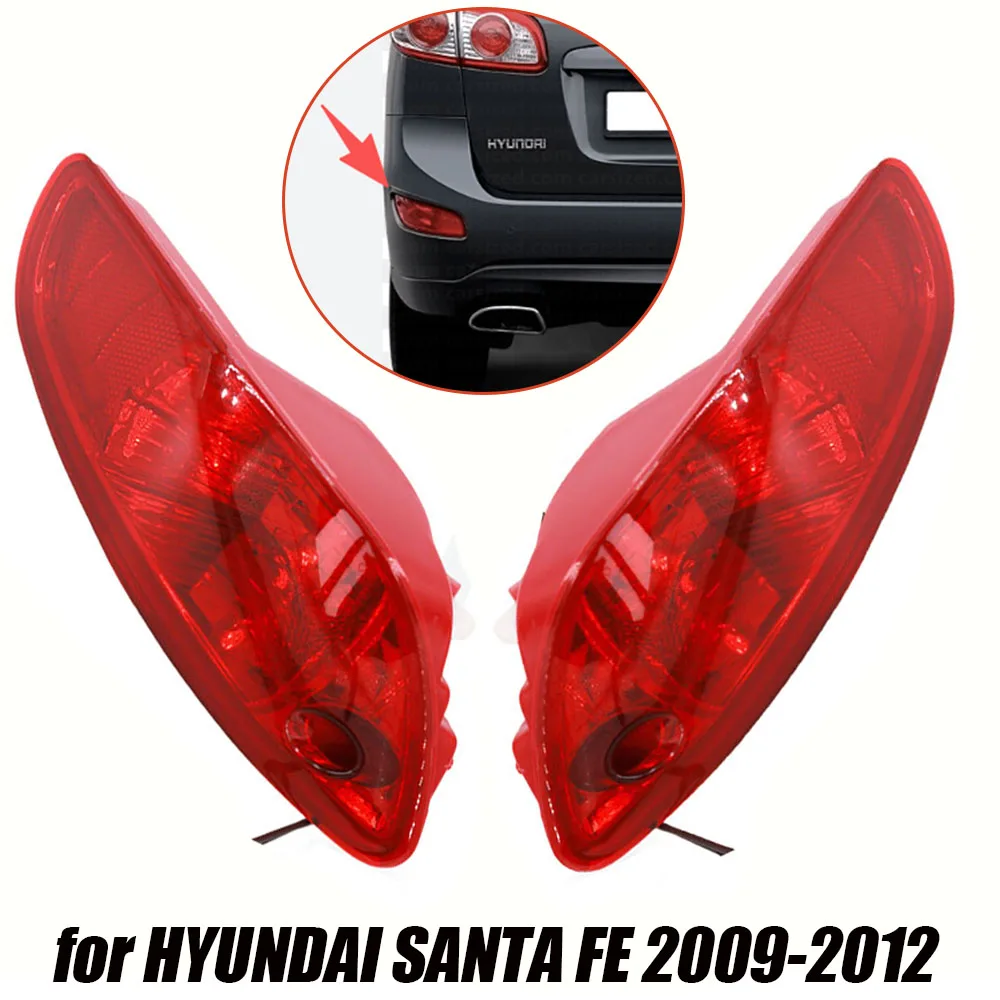 Rear Fog lights Left / Right Bumper Light Reflector for HYUNDAI SANTA FE 2009-2012 924082B500 924092B500 Cars Led Fog Light
Rear Fog lights Left / Right Bumper Light Reflector for HYUNDAI SANTA FE 2009-2012 924082B500 924092B500 Cars Led Fog Light