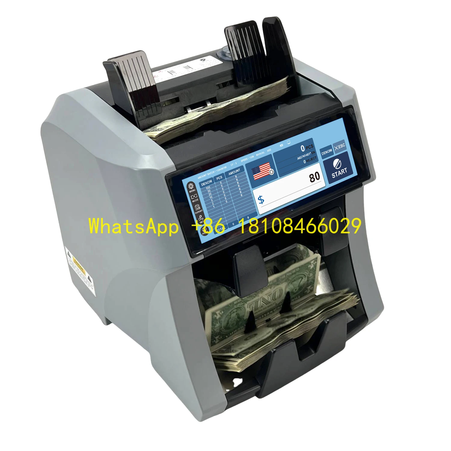 Screen Money Detector Cash Counting Machine XD-450Q Grey Color 2025 New Dual Cis Money Counter Machine With Full Touch
Screen Money Detector Cash Counting Machine XD-450Q Grey Color 2025 New Dual Cis Money Counter Machine With Full Touch