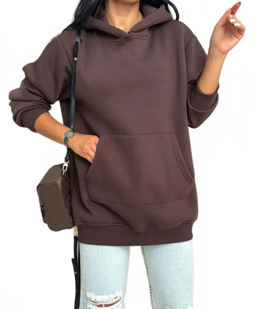 Woman Loose Pullovers Sweatshirt Tops Hoodies Autumn Sweatshirts Long Sleeve Solid Color Hooded Hoody Pullover Tops Sweatshirt
Woman Loose Pullovers Sweatshirt Tops Hoodies Autumn Sweatshirts Long Sleeve Solid Color Hooded Hoody Pullover Tops Sweatshirt