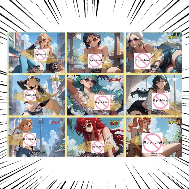 9pcs/set pokemon Cynthia Sunglasses goddess Diy Self Control Collect Signature Trading Flash Card Anime Cartoon Gift 63*88mm
9pcs/set pokemon Cynthia Sunglasses goddess Diy Self Control Collect Signature Trading Flash Card Anime Cartoon Gift 63*88mm