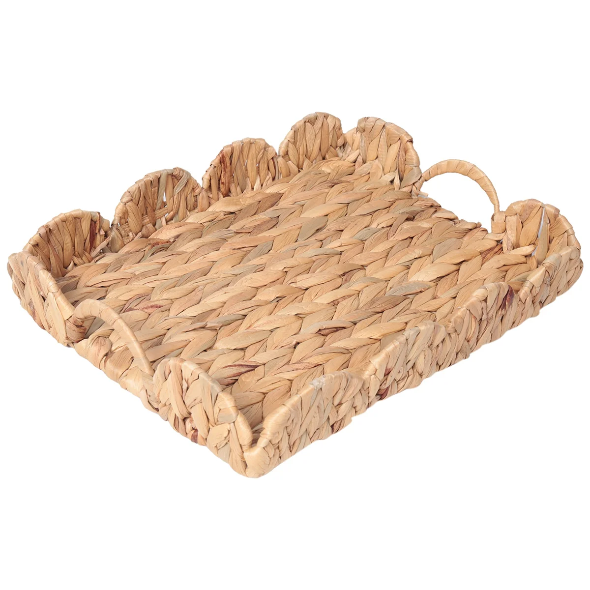 Storage basketScalloped Edge Rectangle Serving TrayRectangle Serving Tray with Built-in HandlesDecoratve Tray for Coffee
Storage basketScalloped Edge Rectangle Serving TrayRectangle Serving Tray with Built-in HandlesDecoratve Tray for Coffee
