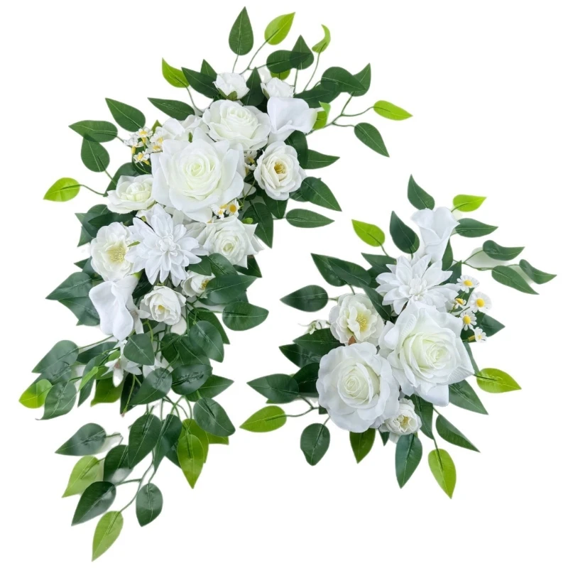 E06B Artificial Rose Flower Chair Back Flower Arrangement For Wedding Backdrops
E06B Artificial Rose Flower Chair Back Flower Arrangement For Wedding Backdrops