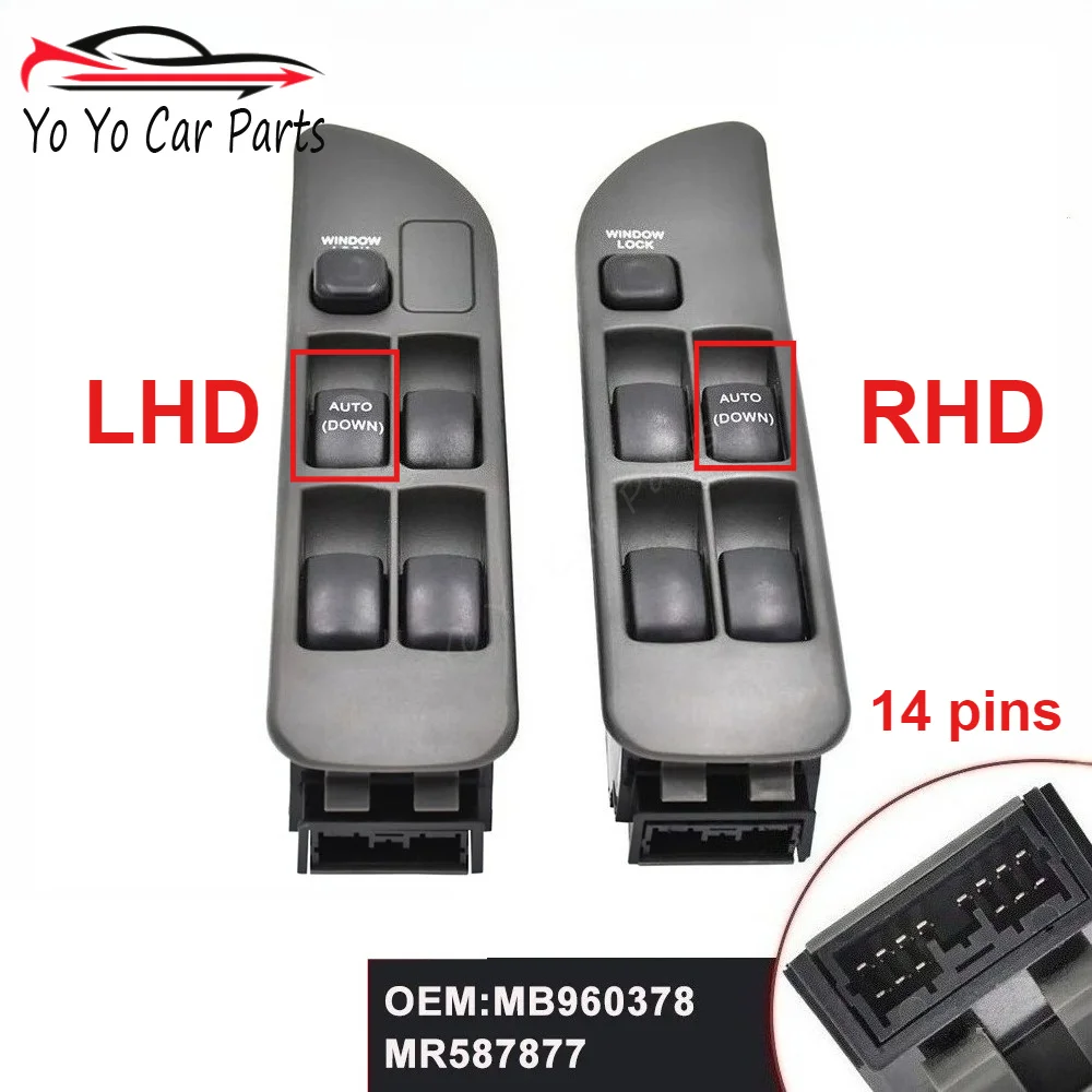 MR587877 MB960378 High Quality Left Right Electric Power Window Switch For Mitsubishi Lancer 1992 1993 1994 1995 1996-2003
MR587877 MB960378 High Quality Left Right Electric Power Window Switch For Mitsubishi Lancer 1992 1993 1994 1995 1996-2003