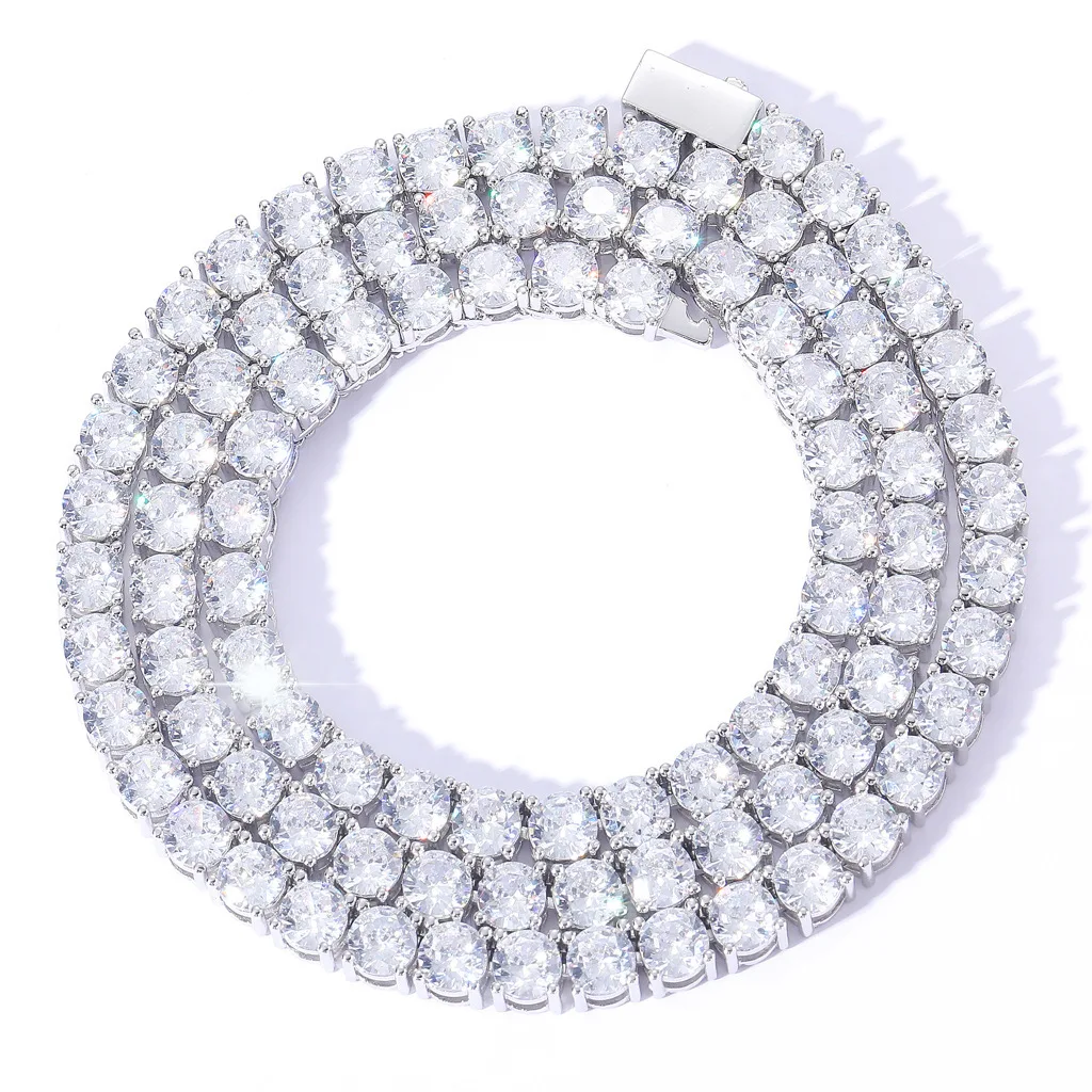 Necklace hip hop 3mm4mm5mm wide spring buckle hip hop tennis chain micro set single row moissanite hip hop Necklace
Necklace hip hop 3mm4mm5mm wide spring buckle hip hop tennis chain micro set single row moissanite hip hop Necklace