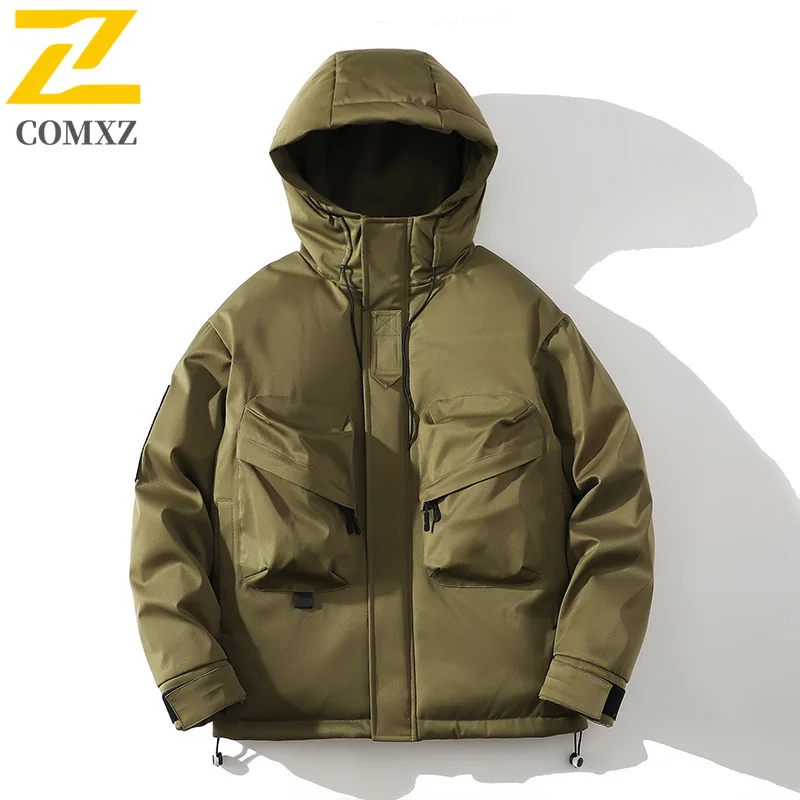 Men's Parka Coat 2025 Hooded Outdoor Warm Fashionable Skiing Padded Jacket Adventure Winter Windproof Preppy Cotton Padded Coat
Men's Parka Coat 2025 Hooded Outdoor Warm Fashionable Skiing Padded Jacket Adventure Winter Windproof Preppy Cotton Padded Coat