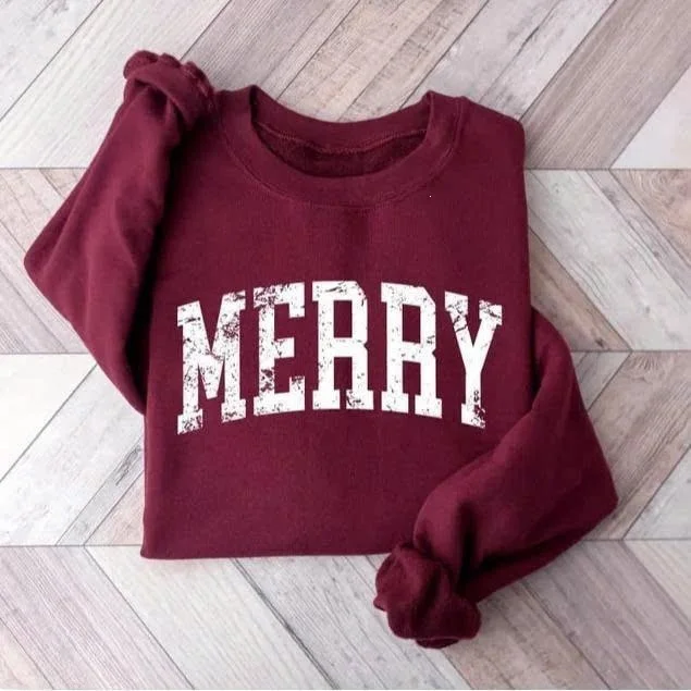 Retro Merry Christmas Sweatshirt Unisex Crew Neck Comfortable Fit Fashionable Streetwear for All Ages Animal Pattern
Retro Merry Christmas Sweatshirt Unisex Crew Neck Comfortable Fit Fashionable Streetwear for All Ages Animal Pattern