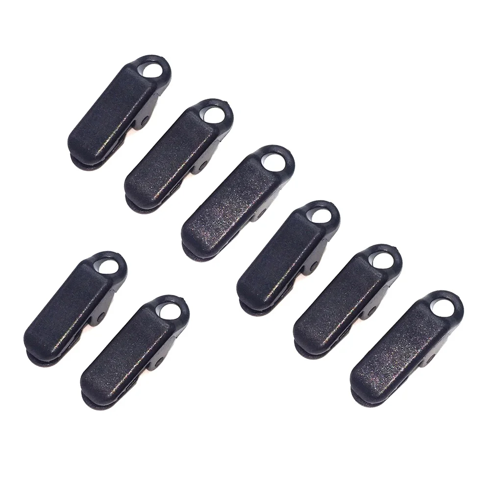 8 Pcs Clamp Tarp Clips Awning Clamp Set Tent Snaps Camping Tent Tighten For Outdoors (Black)
8 Pcs Clamp Tarp Clips Awning Clamp Set Tent Snaps Camping Tent Tighten For Outdoors (Black)