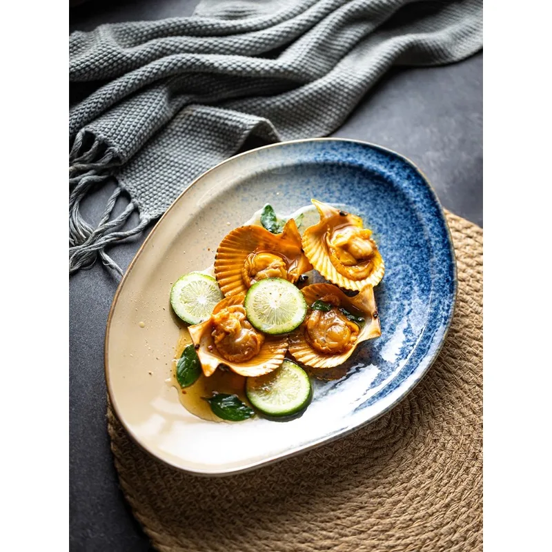 Irregular Characteristic Ceramic Plate Afternoon Tea Restaurant Niche Creative Dim Sum Plate Special for Western Food Plate
Irregular Characteristic Ceramic Plate Afternoon Tea Restaurant Niche Creative Dim Sum Plate Special for Western Food Plate
