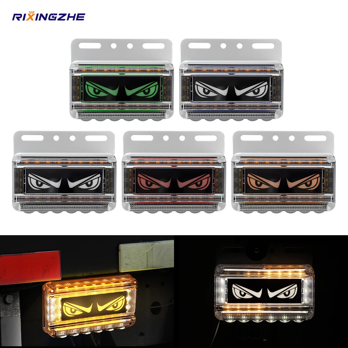1/2PCS Truck LED Side Marker Light 24V Lion Dance Eye LED Warning Flash Light Super Bright Turn Signal for Car Tuck Vehicle
1/2PCS Truck LED Side Marker Light 24V Lion Dance Eye LED Warning Flash Light Super Bright Turn Signal for Car Tuck Vehicle