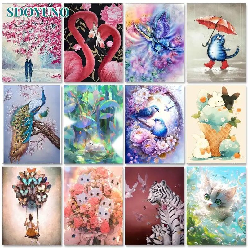 SDOYUNO DIY Painting By Numbers Animals Acrylic Paints Drawing On Canvas Oil Paintings HandPainted Wall Art Picture Home Decorat
SDOYUNO DIY Painting By Numbers Animals Acrylic Paints Drawing On Canvas Oil Paintings HandPainted Wall Art Picture Home Decorat