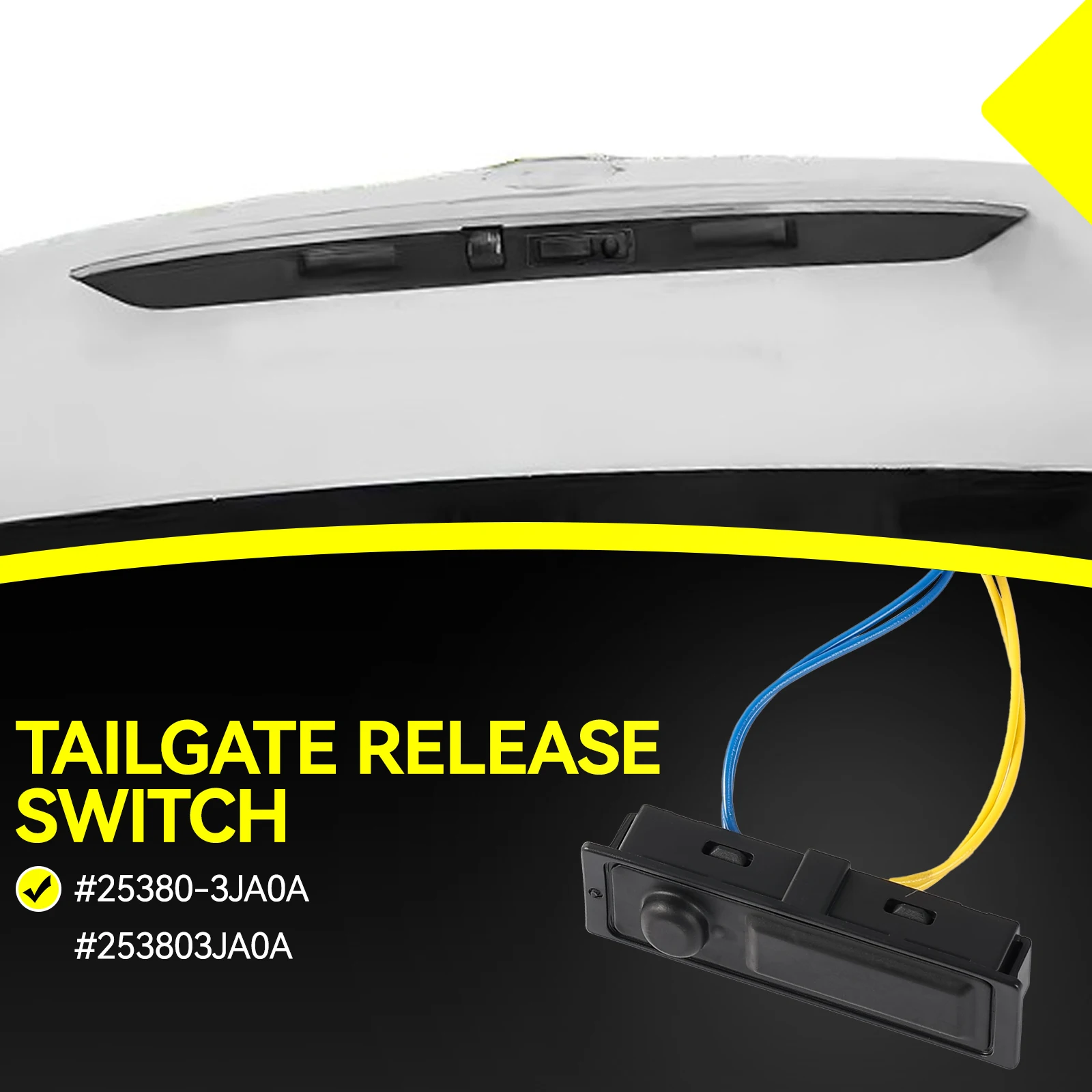 Rear Liftgate Trunk Open Release Switch Compatible Fits for Nissan Pathfinder 2014-2019 Replace Tailgate Lid Switch 25380-3JA0A
Rear Liftgate Trunk Open Release Switch Compatible Fits for Nissan Pathfinder 2014-2019 Replace Tailgate Lid Switch 25380-3JA0A
