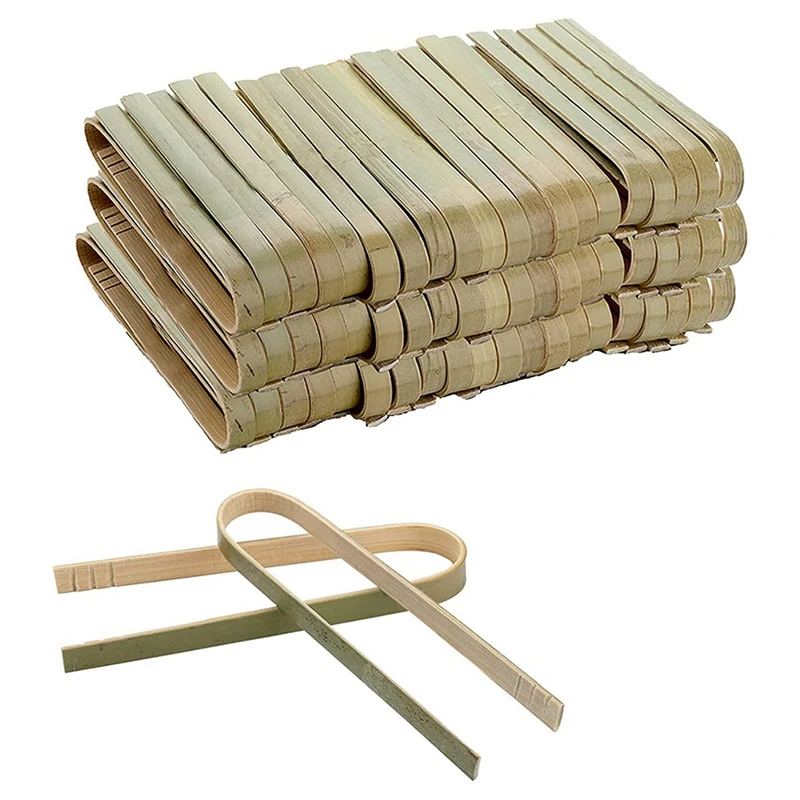 360 Pack Mini Bamboo Tongs, 4 Inch Disposable Tongs, Eco-Friendly Mini Disposable Bamboo Utensils Toast Tongs
360 Pack Mini Bamboo Tongs, 4 Inch Disposable Tongs, Eco-Friendly Mini Disposable Bamboo Utensils Toast Tongs