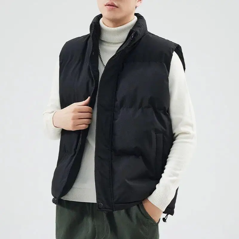 Bla Thiened Cotton Vest Men's Outerwear Warmth Autumn Winter New 2024 Sle Stand Fit Casual Youth Polyester Fiber
Bla Thiened Cotton Vest Men's Outerwear Warmth Autumn Winter New 2024 Sle Stand Fit Casual Youth Polyester Fiber
