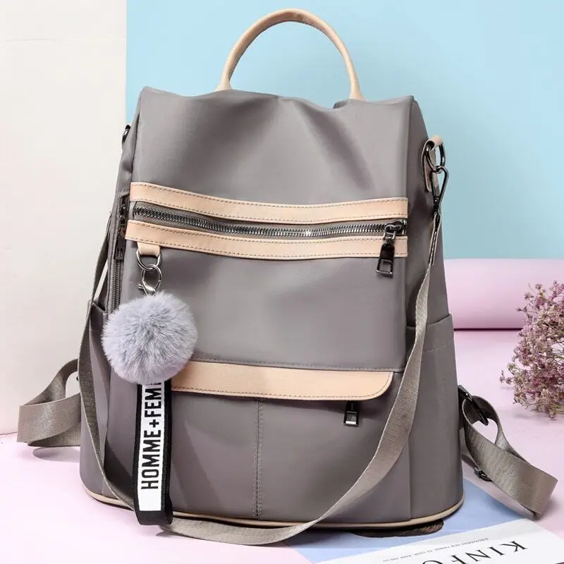 Oxford Cloth Women Backpack Designer Light Travel Backpack Fashion School Bags Fashion Trend Solid Color Schoolbag LargeCapacity
Oxford Cloth Women Backpack Designer Light Travel Backpack Fashion School Bags Fashion Trend Solid Color Schoolbag LargeCapacity