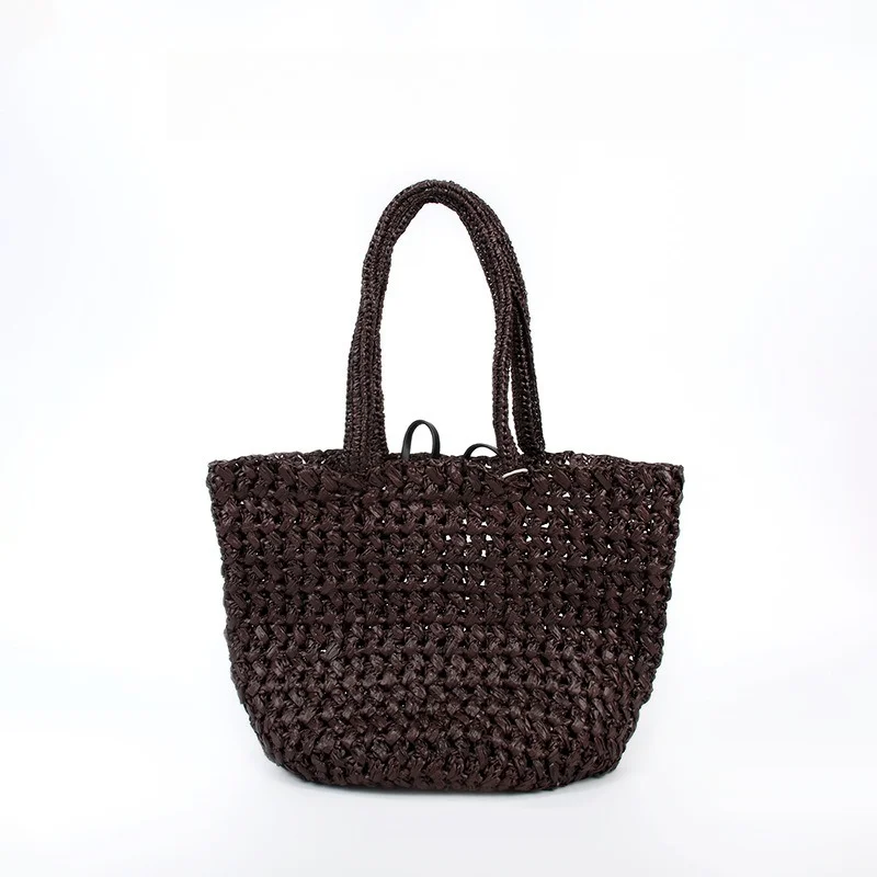 Summer Raffia Straw Bag Women Handmade Woven Tote Bag Casual Shoulder Beach Handbag Vacation Purse
Summer Raffia Straw Bag Women Handmade Woven Tote Bag Casual Shoulder Beach Handbag Vacation Purse