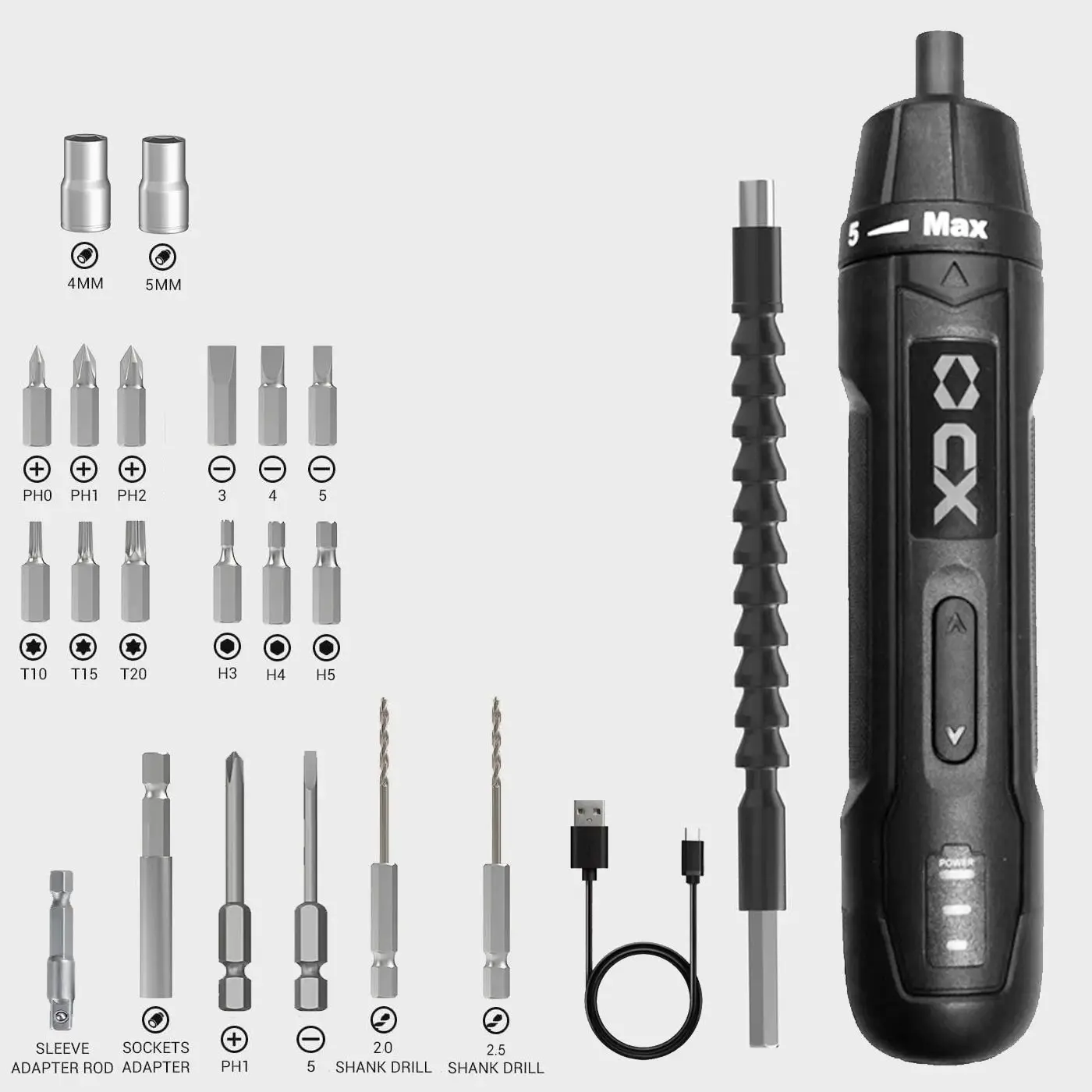 Набор электрических отверток 6,6 В, 6 передач, умные беспроводные электрические отвертки, перезаряжаемая через USB, 20-битная мини-дрель, электроинструмент, работа
Набор электрических отверток 6,6 В, 6 передач, умные беспроводные электрические отвертки, перезаряжаемая через USB, 20-битная мини-дрель, электроинструмент, работа