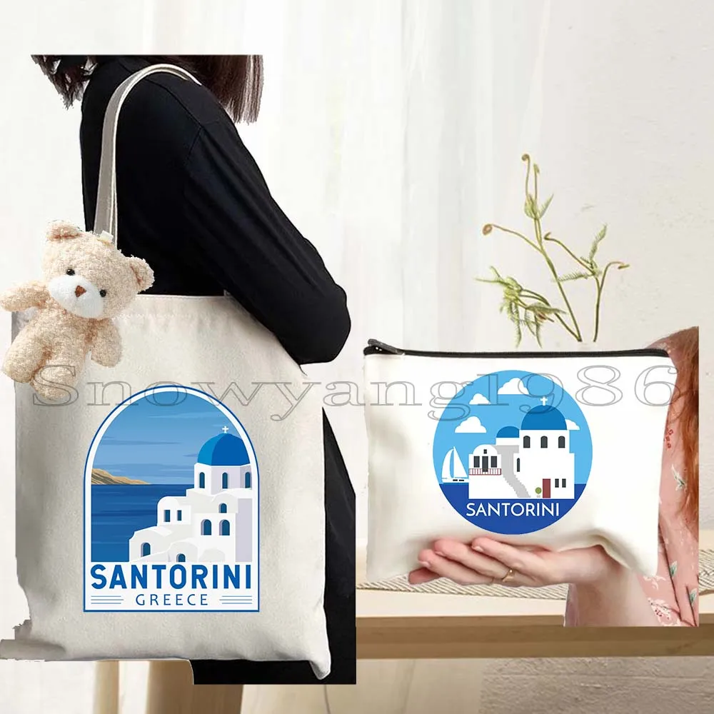 3PCS Gifts Athens Greece Santorini Oia Island Love Heart Landscape Travel Art Cotton Harajuku Canvas Tote Bag Shopper Handbag
3PCS Gifts Athens Greece Santorini Oia Island Love Heart Landscape Travel Art Cotton Harajuku Canvas Tote Bag Shopper Handbag