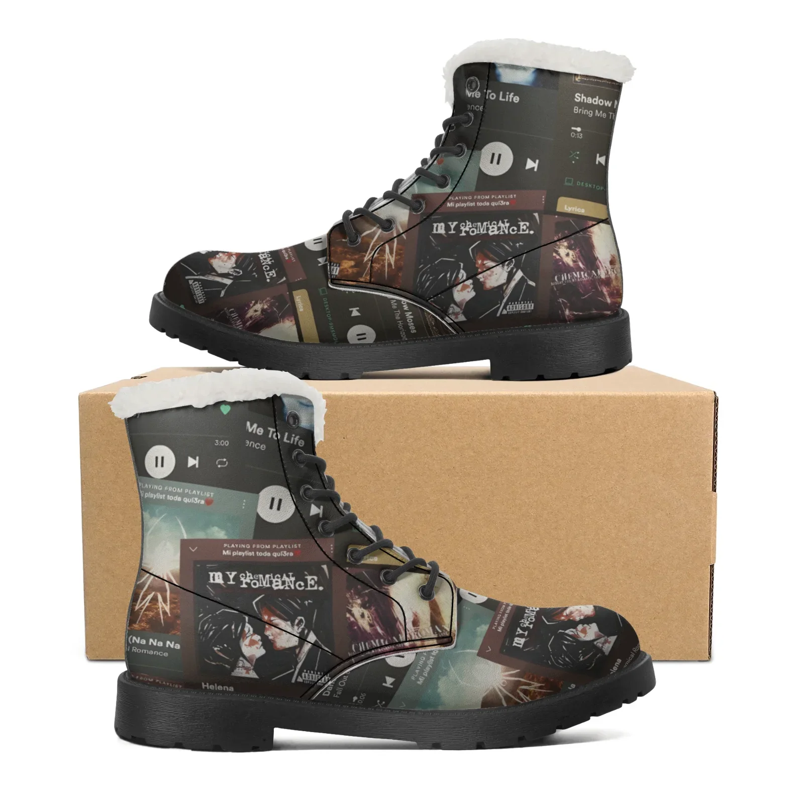 Poster Pattern Plush Snow Boots Men Women Teenager Shoes Snow Boot Outdoor High Quality Winter Warm High Boots EU35-48
Poster Pattern Plush Snow Boots Men Women Teenager Shoes Snow Boot Outdoor High Quality Winter Warm High Boots EU35-48