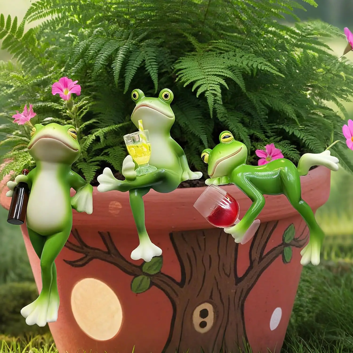 Set of 3 Frog Figurines, Frog Figurine, Garden Statue, Decorative Resin Garden Figurines, Garden Decoration,for Outdoor, Balcony
Set of 3 Frog Figurines, Frog Figurine, Garden Statue, Decorative Resin Garden Figurines, Garden Decoration,for Outdoor, Balcony