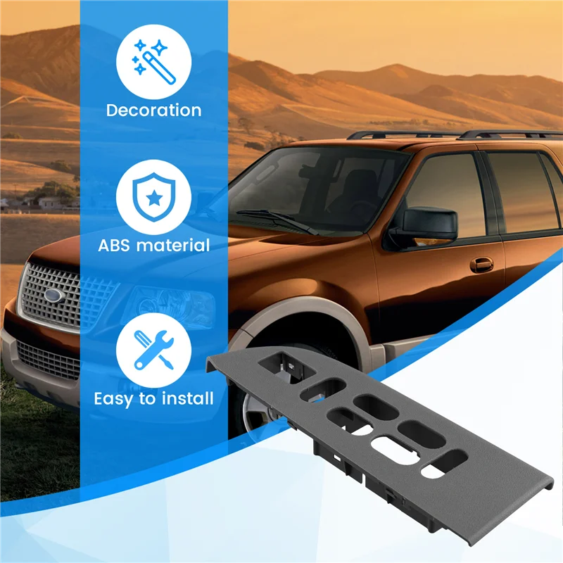 Новинка-автомобиль, передняя дверная панель со стороны водителя, рамка переключателя окна, накладка 6L1Z-14525-BA для Ford Expedition 2003-2006 LHD
Новинка-автомобиль, передняя дверная панель со стороны водителя, рамка переключателя окна, накладка 6L1Z-14525-BA для Ford Expedition 2003-2006 LHD