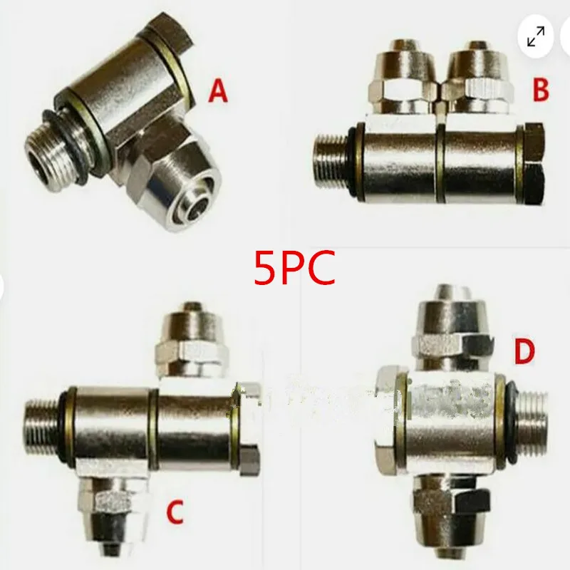 5PC Tyre Tire Changer Machine Part 1/8 Thread Air Valve Three-way Metal Steel Connector 8mm
5PC Tyre Tire Changer Machine Part 1/8 Thread Air Valve Three-way Metal Steel Connector 8mm