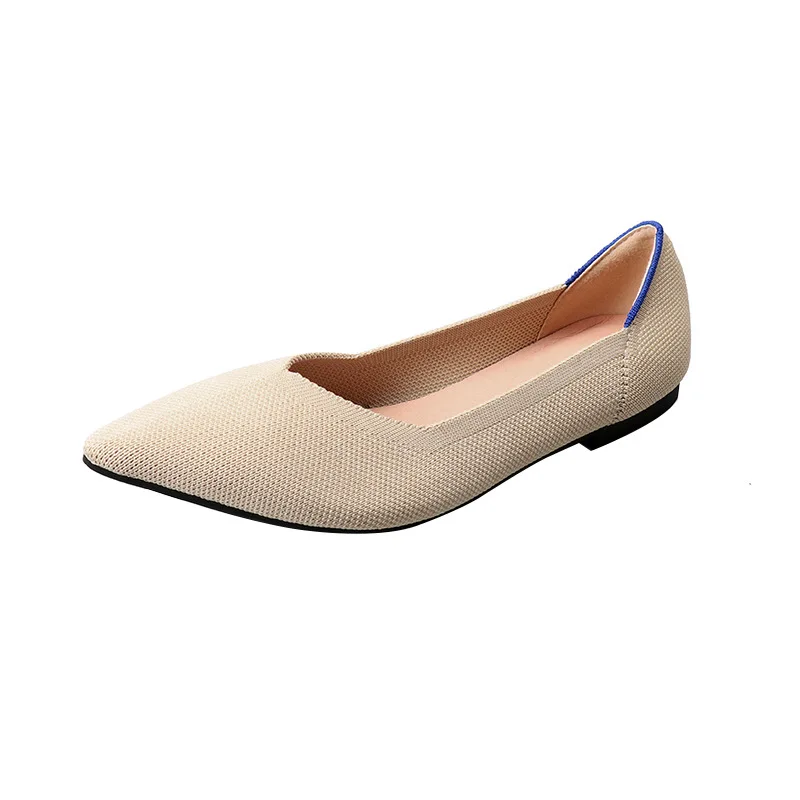 Breathable Polyester Shoes Women Spring Flats Pointy Toe Ballerinas Ladies Stretch Knitted Loafers Daily Casual Shallow Shoes
Breathable Polyester Shoes Women Spring Flats Pointy Toe Ballerinas Ladies Stretch Knitted Loafers Daily Casual Shallow Shoes