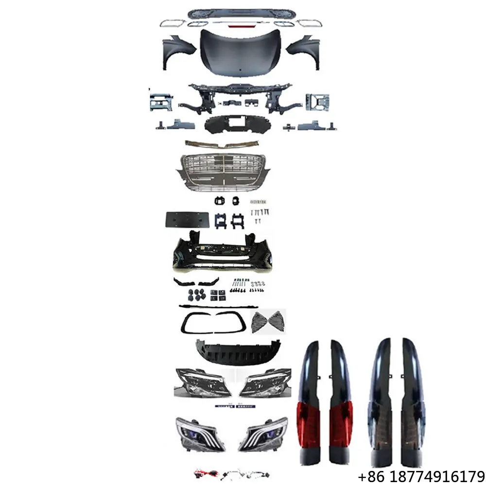 Hot Sale Full Set Body Kit New for VITO V250 V260 V300 2007-2015 UPGRADES V300 Style Car Accessories
Hot Sale Full Set Body Kit New for VITO V250 V260 V300 2007-2015 UPGRADES V300 Style Car Accessories