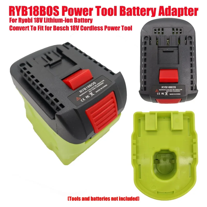 HAKSINKY RYB18BOS Power Tool Battery Adapter for Ryobi 18V Lithium-ion Battery Convert To Fit for Bosch 18V Cordless Power Tool
HAKSINKY RYB18BOS Power Tool Battery Adapter for Ryobi 18V Lithium-ion Battery Convert To Fit for Bosch 18V Cordless Power Tool