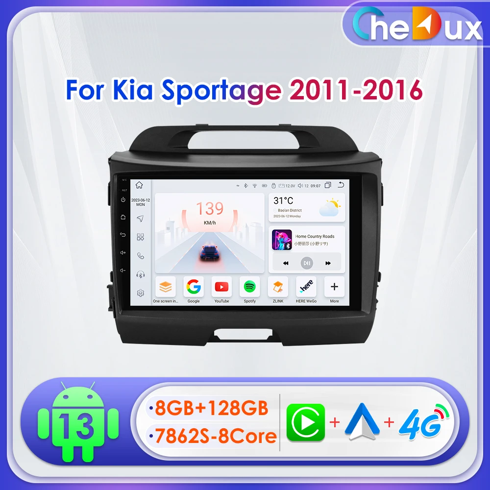 Chedux 9-дюймовый AI Voice 2 Din Android-радио для KIA Sportage 3 2010-2016 Auto Carplay 4G Автомобильный мультимедийный GPS 2din Авторадиоплеер
Chedux 9-дюймовый AI Voice 2 Din Android-радио для KIA Sportage 3 2010-2016 Auto Carplay 4G Автомобильный мультимедийный GPS 2din Авторадиоплеер