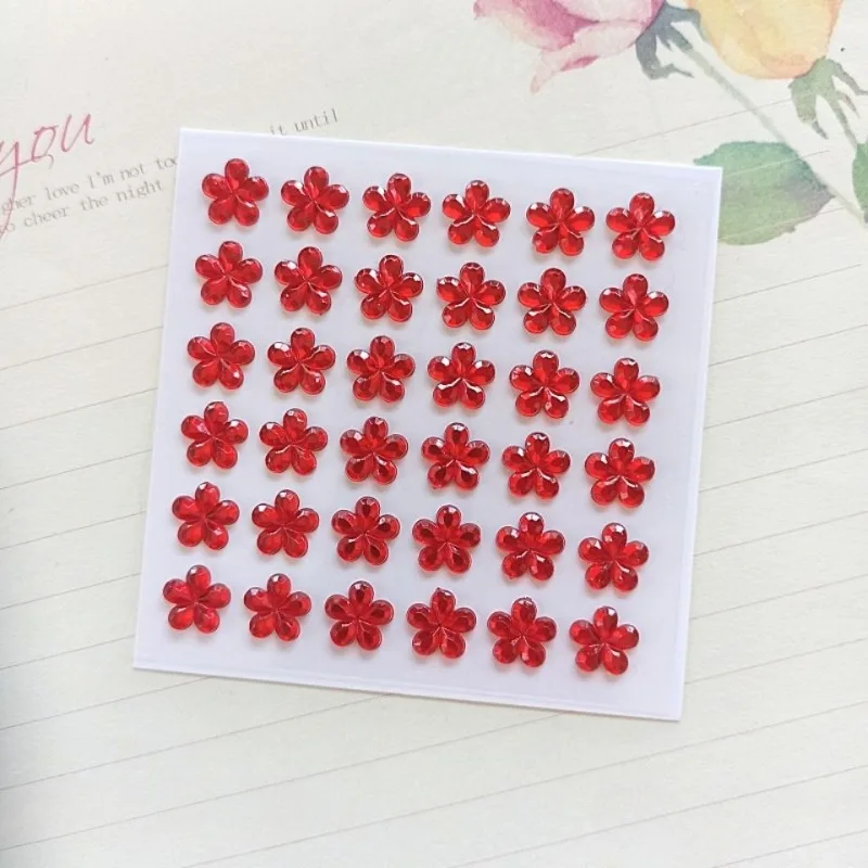 Sticker Beautiful Acrylic Red 3-4-5-6-8mm Double-sided Tape Bottom Decorative Face Sticker Single Round Diamond Beauty Mole
Sticker Beautiful Acrylic Red 3-4-5-6-8mm Double-sided Tape Bottom Decorative Face Sticker Single Round Diamond Beauty Mole