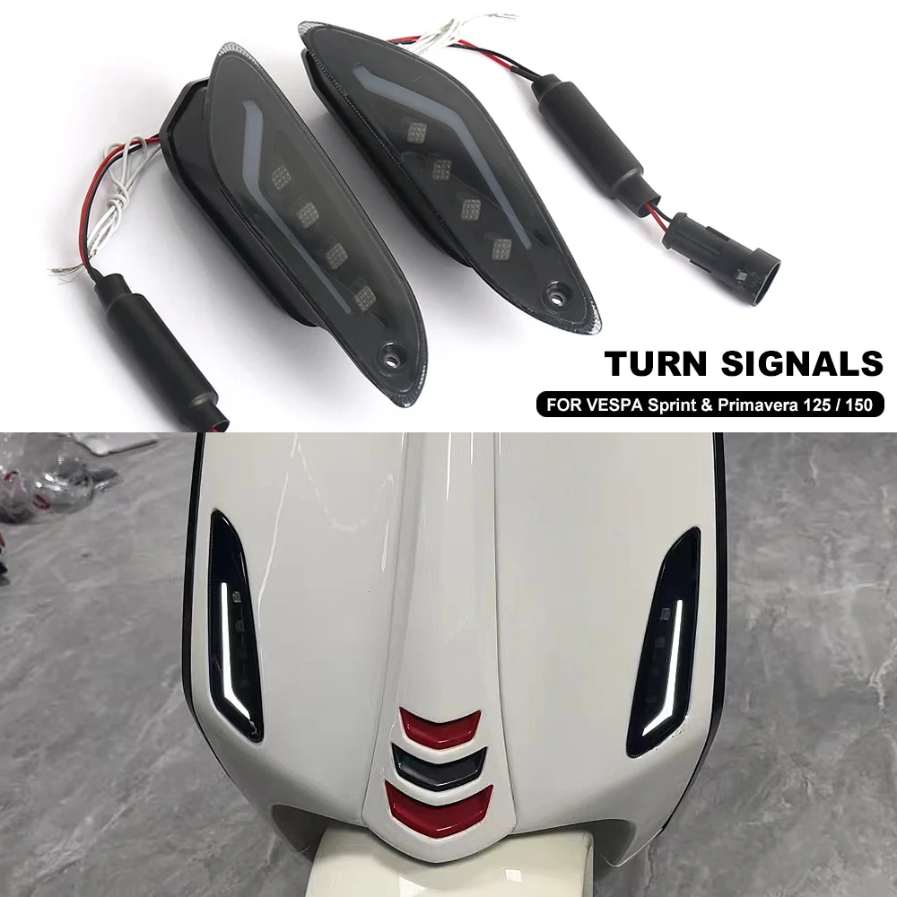 For Vespa Sprint 125 SPRINT 150 Primavera 150 PRIMAVERA 125 Motorcycle Clear Smoky Front Rear Turn Indicator Signal LED Lights
For Vespa Sprint 125 SPRINT 150 Primavera 150 PRIMAVERA 125 Motorcycle Clear Smoky Front Rear Turn Indicator Signal LED Lights