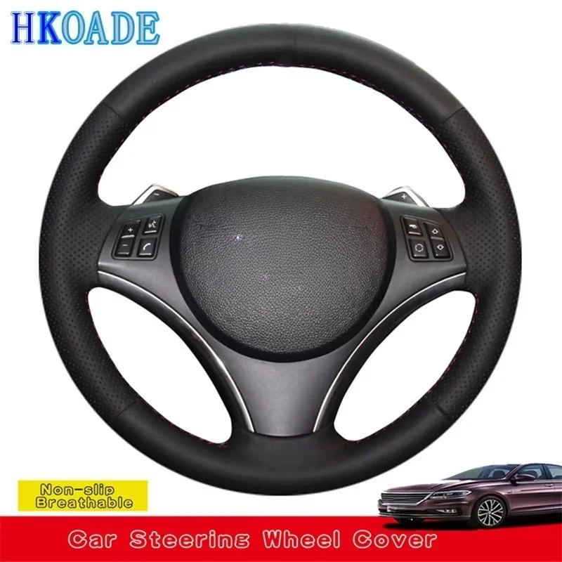 Customize DIY Genuine Leather Car Steering Wheel Cover For BMW E90 325i 330i 335i E87 120i 130i 120d Car Interior Accessories
Customize DIY Genuine Leather Car Steering Wheel Cover For BMW E90 325i 330i 335i E87 120i 130i 120d Car Interior Accessories
