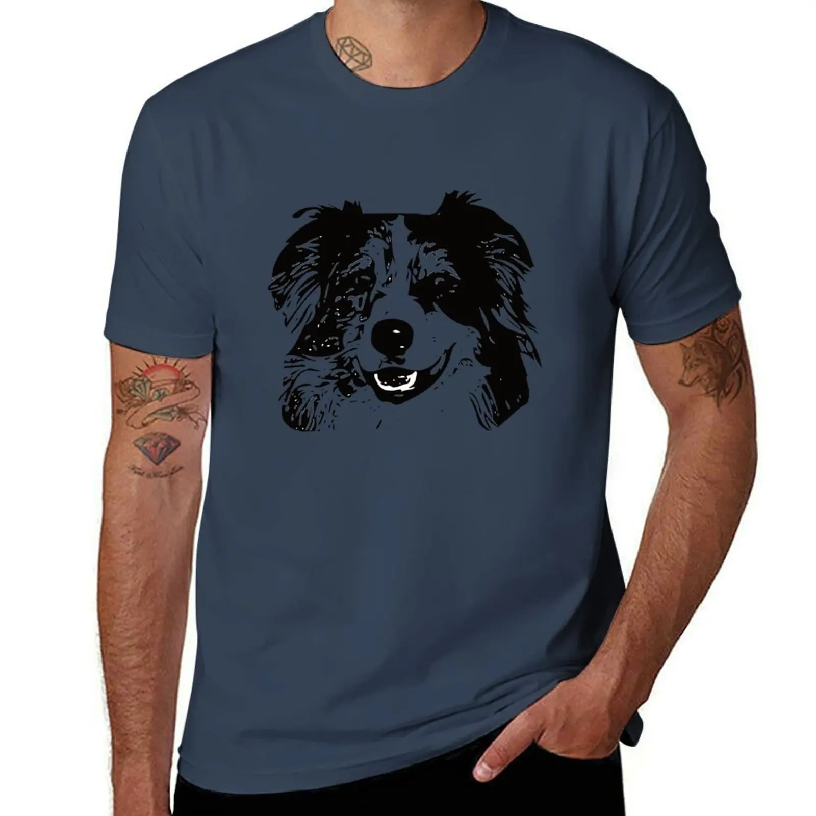 Australian Shepherd Dog Aussie T-Shirt Soft Touch Basic Cotton T-Shirt
Australian Shepherd Dog Aussie T-Shirt Soft Touch Basic Cotton T-Shirt