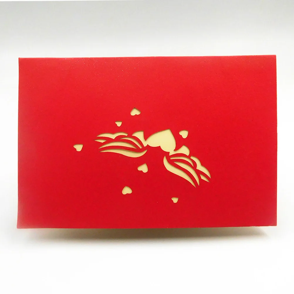 3D Three-dimensional Greeting Card Stereoscopic Cards Couples Valentines Postcard
3D Three-dimensional Greeting Card Stereoscopic Cards Couples Valentines Postcard
