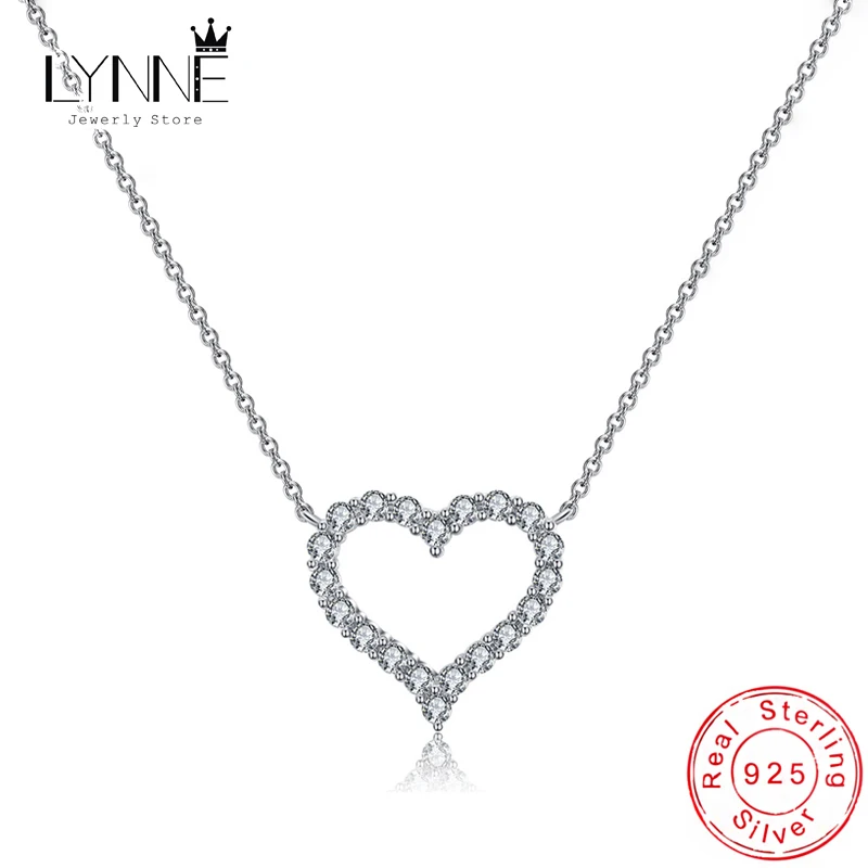 Hot Sale Fashion 925 Sterling Silver Heart Zircon Pendants Necklaces Women Jewelry Birthday Gift Rhinestone Charm Clavicle Chain
Hot Sale Fashion 925 Sterling Silver Heart Zircon Pendants Necklaces Women Jewelry Birthday Gift Rhinestone Charm Clavicle Chain