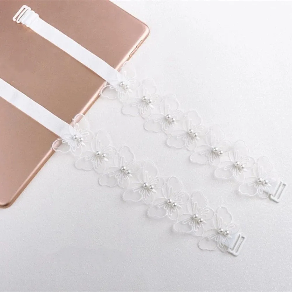 Sexy Anti-slip Lace Bra Strap Elastic Adjustable Shoulder Strap Butterfly Flower Shape Underwear Straps Bridal Wedding Party
Sexy Anti-slip Lace Bra Strap Elastic Adjustable Shoulder Strap Butterfly Flower Shape Underwear Straps Bridal Wedding Party